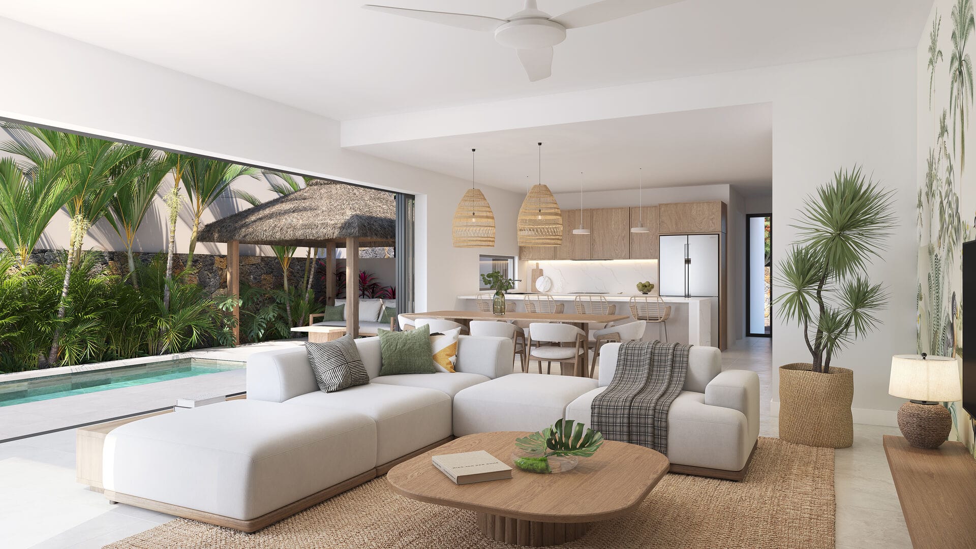 Élégance contemporaine et art de vivre tropical – Villa 4 chambres à Calodyne - Photo 2