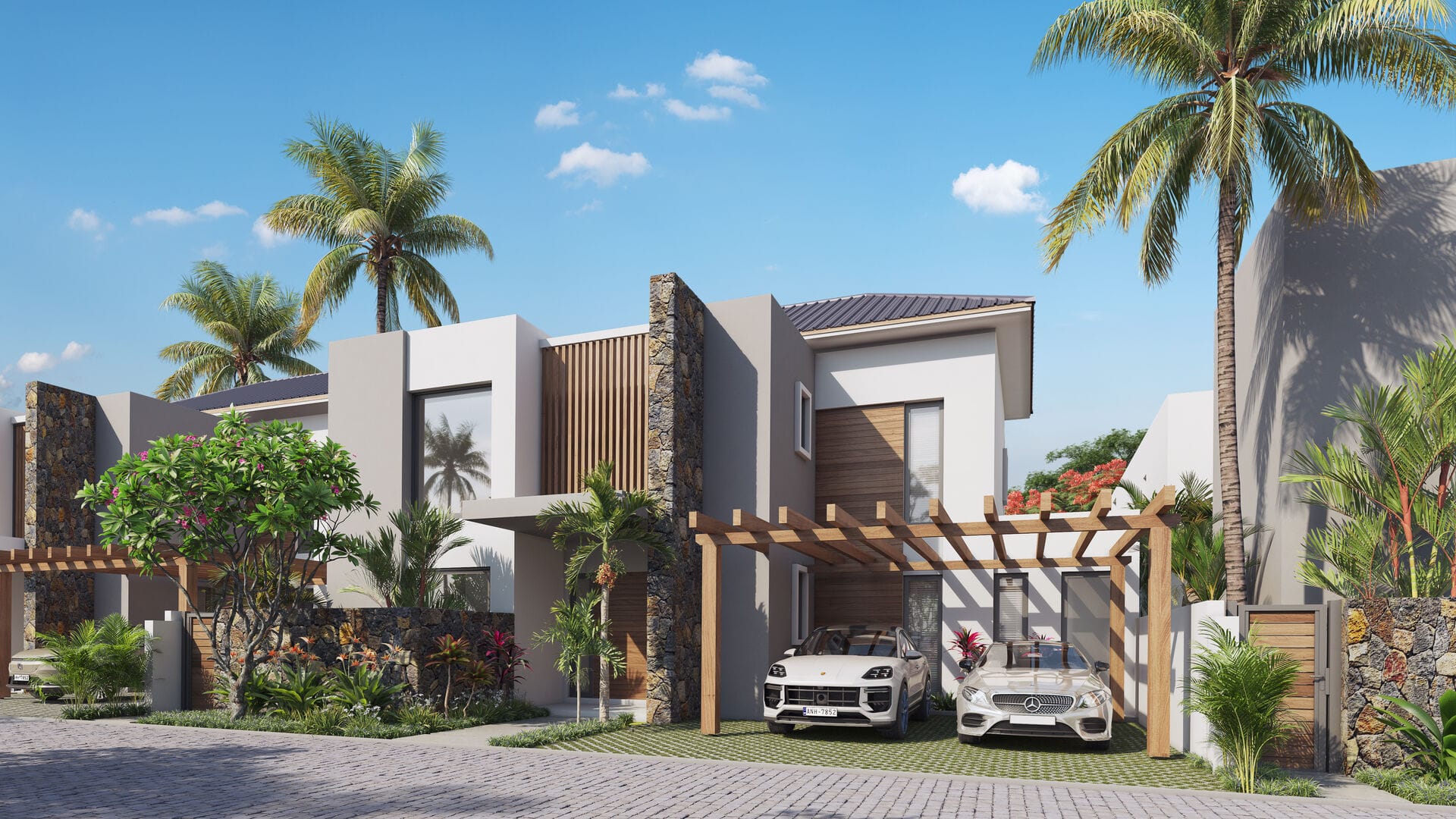 Élégance contemporaine et art de vivre tropical – Villa 4 chambres à Calodyne - Photo 4