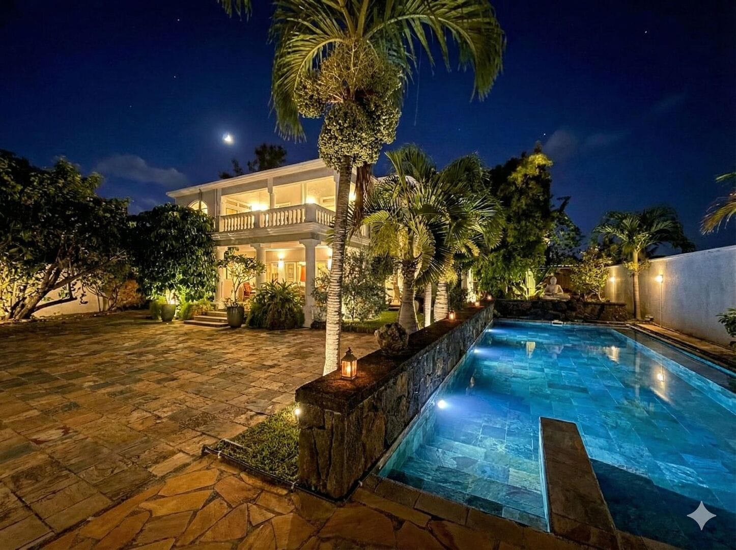 Villa coloniale de caractère avec piscine – Pointe aux Canonniers - Photo 2