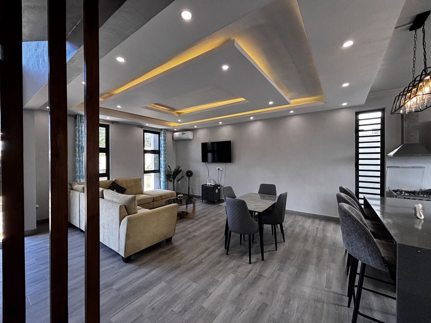 Villa contemporaine neuve avec piscine et grandes ouvertures vitrées – Grand Baie - Photo 5