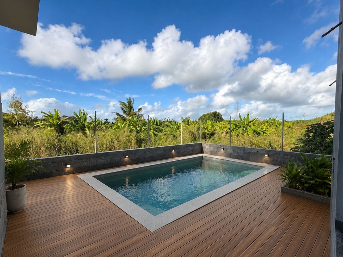 VILLA NEUVE 3 CHAMBRES AVEC PISCINE PRIVÉE ET SOUS-SOL AMÉNAGÉ – RIVIÈRE DU REMPART - Photo 3