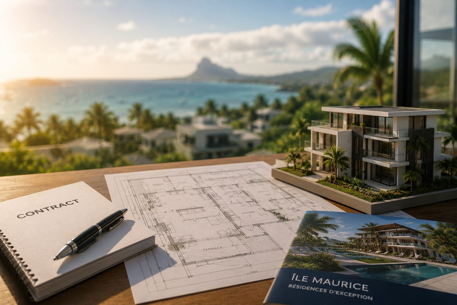 Acheter sur plan (VEFA) à l'île Maurice : GFA, échéancier et pièges à éviter
