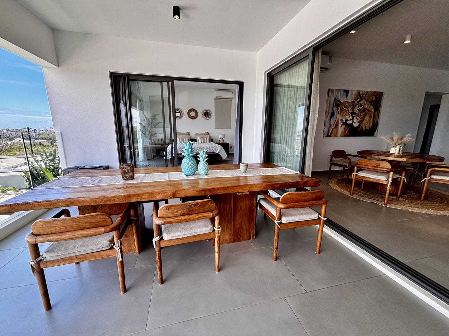 Superbe appartement 3 chambres en suite avec vue dégagée et couchers de soleil – Grand Baie