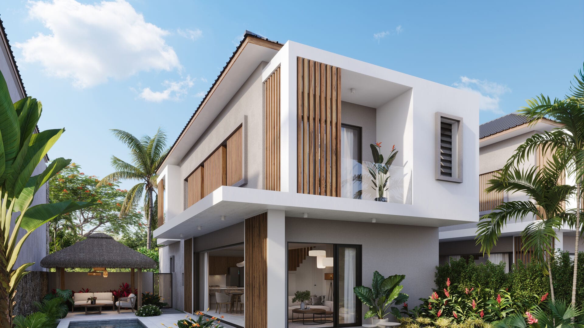 Contemporary elegance and tropical lifestyle – 4-bedroom villa in Calodyne