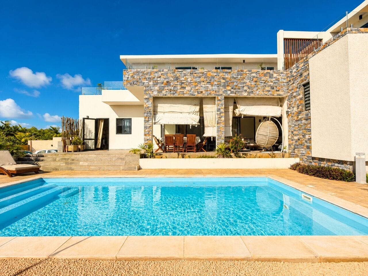Magnifique villa 4 chambres avec piscine à louer au Jardin d'Anna – Flic-en-Flac