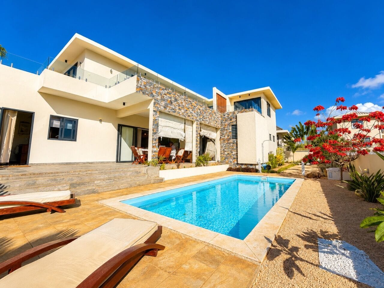 Magnifique villa 4 chambres avec piscine à louer au Jardin d'Anna – Flic-en-Flac - Photo 2