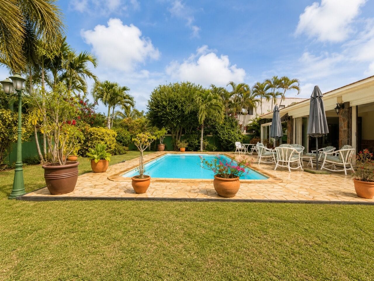 3-Bedroom Villa or 2 Bedrooms + Office with Pool for Rent at Domaine des Multipliants, Black River - Photo 2