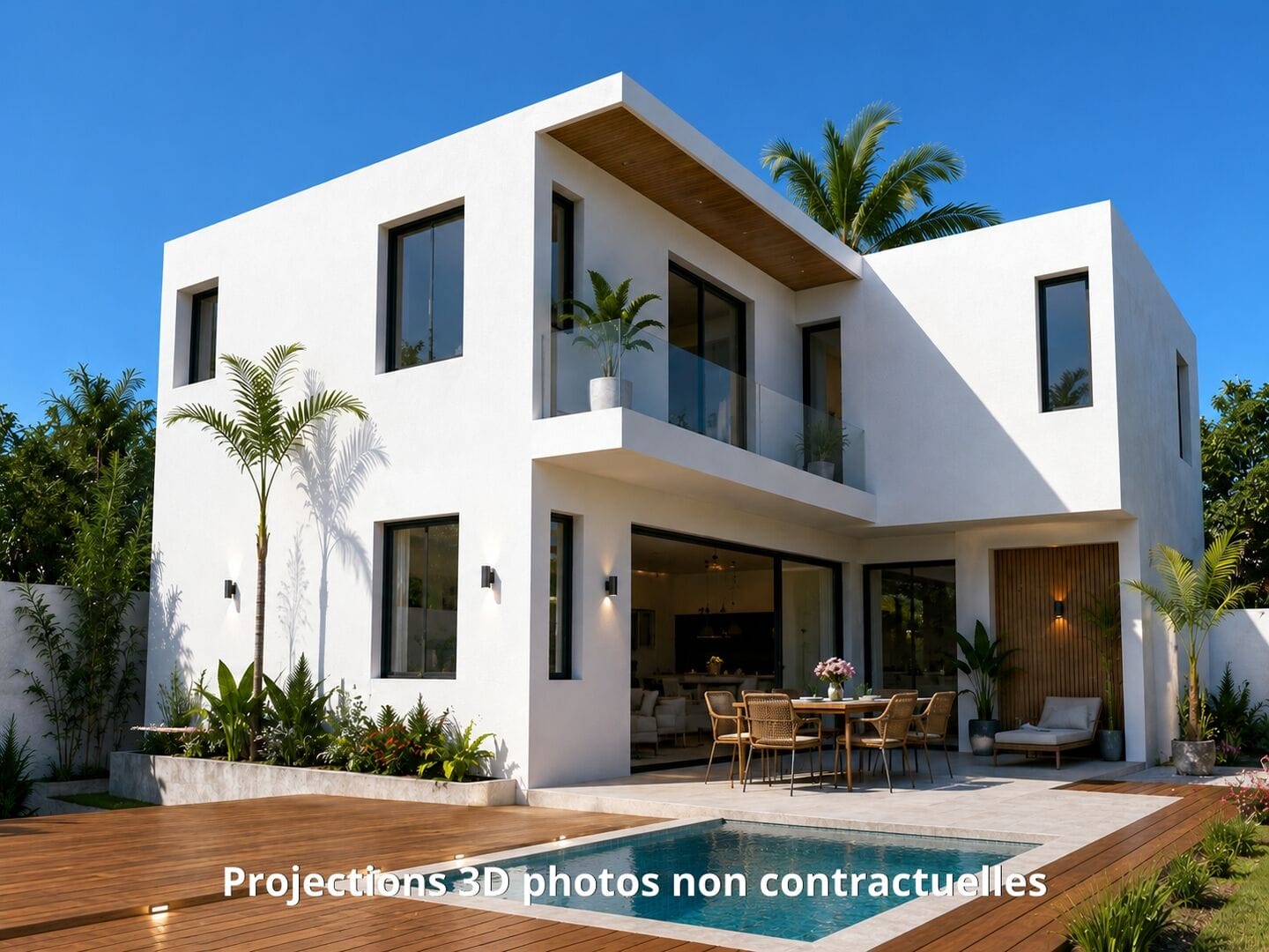 LOCAL MARKET ONLY – BRAND-NEW 3-BEDROOM VILLA WITH EN-SUITE BATHROOMS AND SWIMMING POOL IN GRAND GAUBE